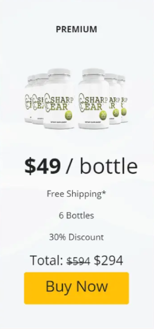 SharpEar six bottles premium bundle with limited-time sale and discounted price for loyal users